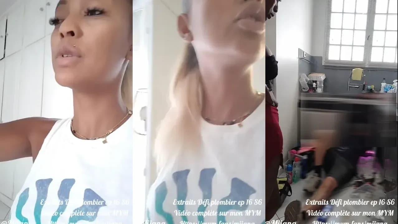 Miiana CHALLENGE I Turn On The Plumber And He Fucks Me In The Kitchen