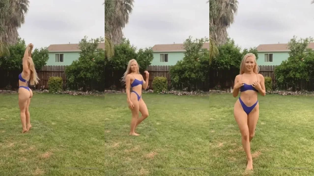 Cultureburns Teases In Her Blue Bikini