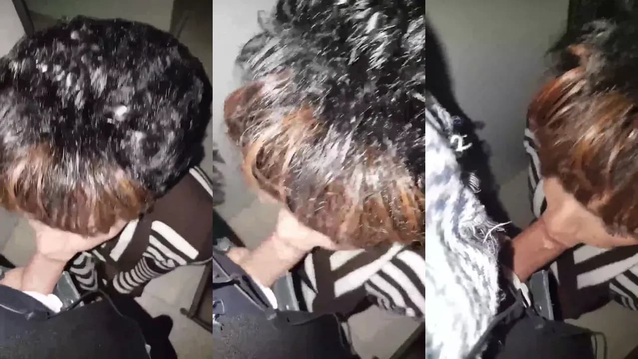 Maman Congolaise avec de la Crème Éclaircissante sur le Visage Suce Vite Son Voisin Avant Que Son Mari Rentre Porn Renoie Vidéo Leaks