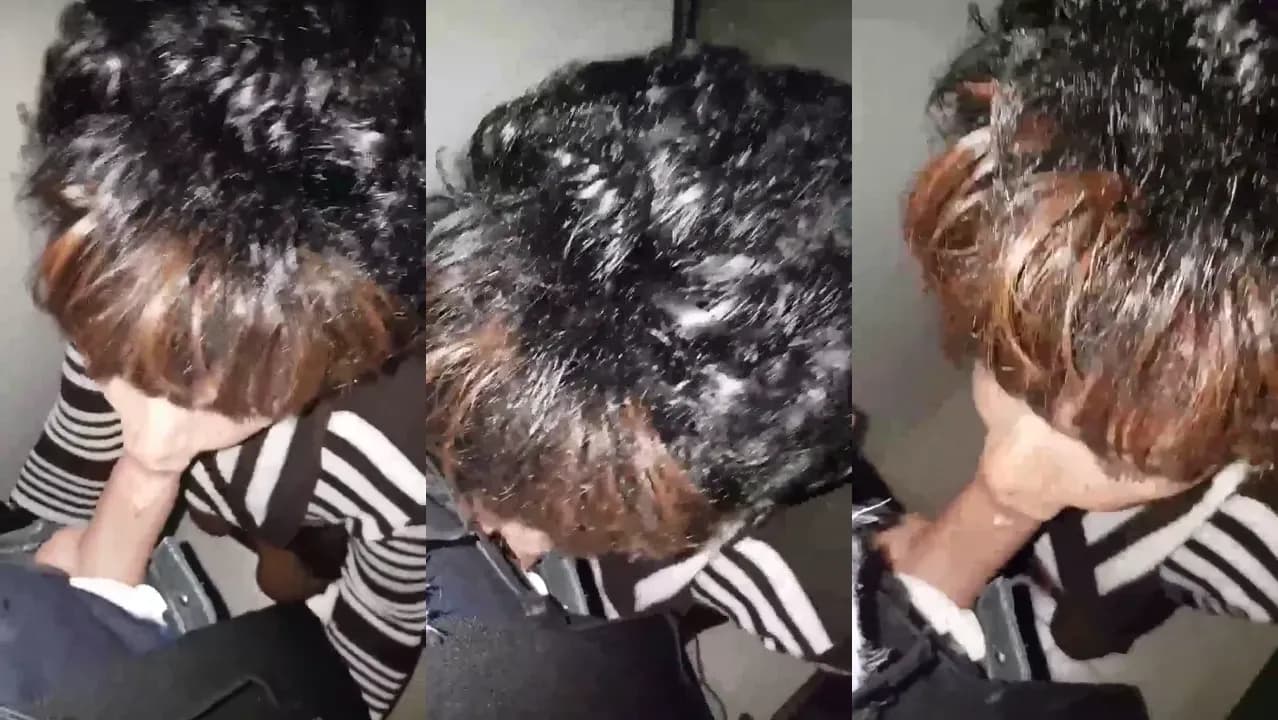 Maman Congolaise avec de la Crème Éclaircissante sur le Visage Suce Vite Son Voisin Avant Que Son Mari Rentre Porn Renoie Vidéo Leaks