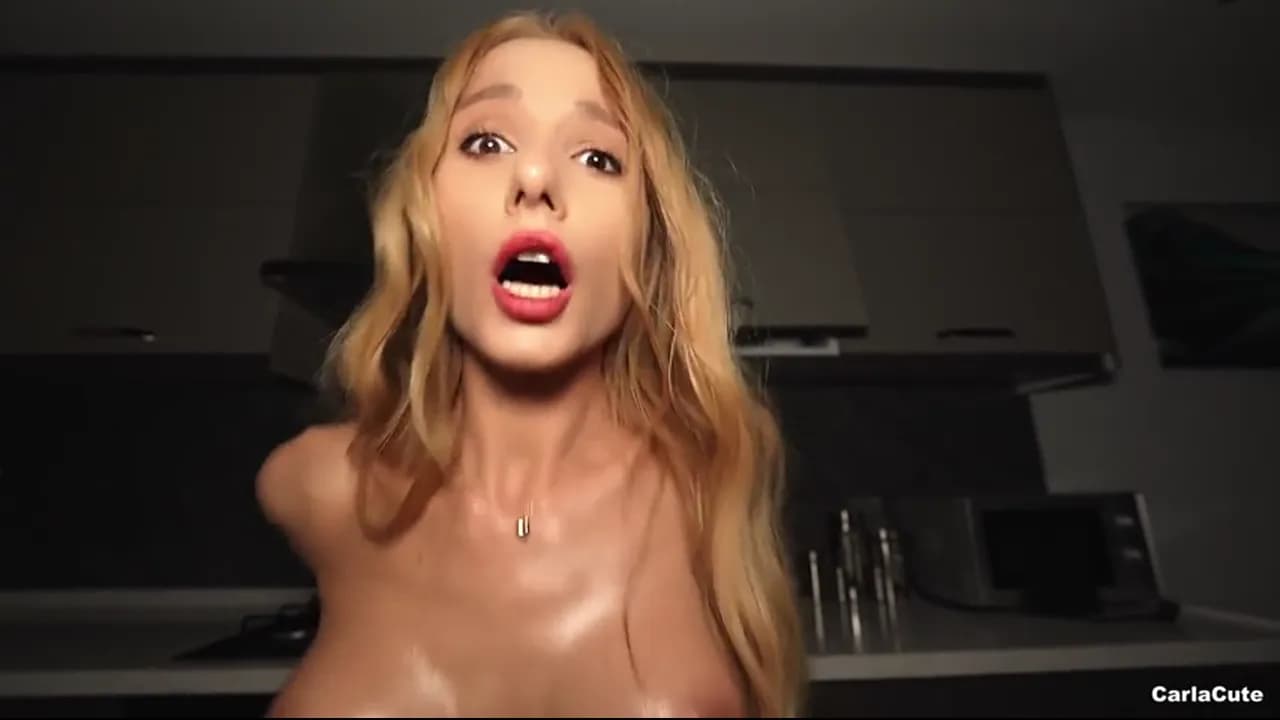 Carla Cute Gets Pounded In The Kitchen