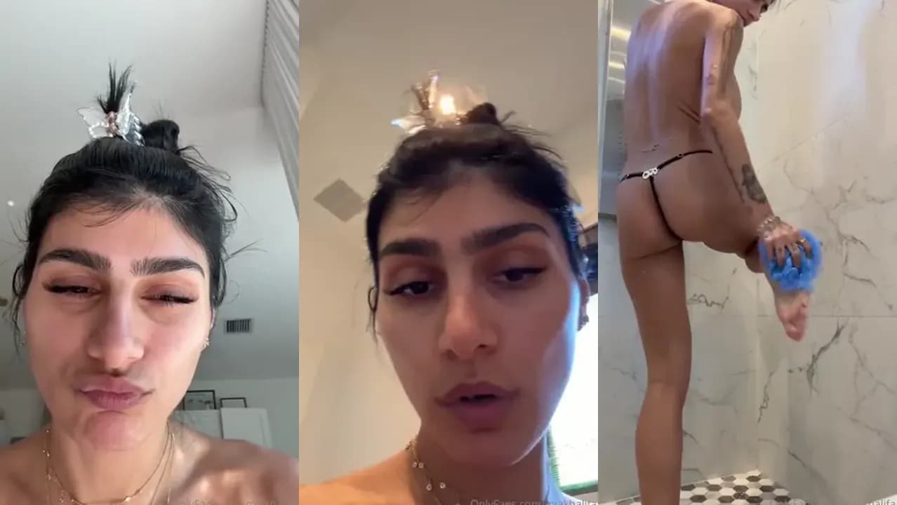 Mia Khalifa - Nude Se Prepare pour la journée