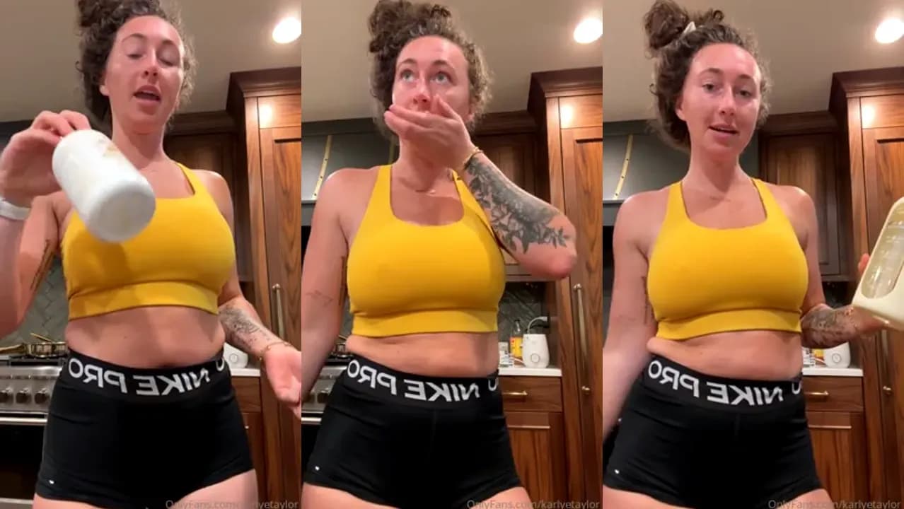 Karlyetaylor In A Tight Gym Outfit