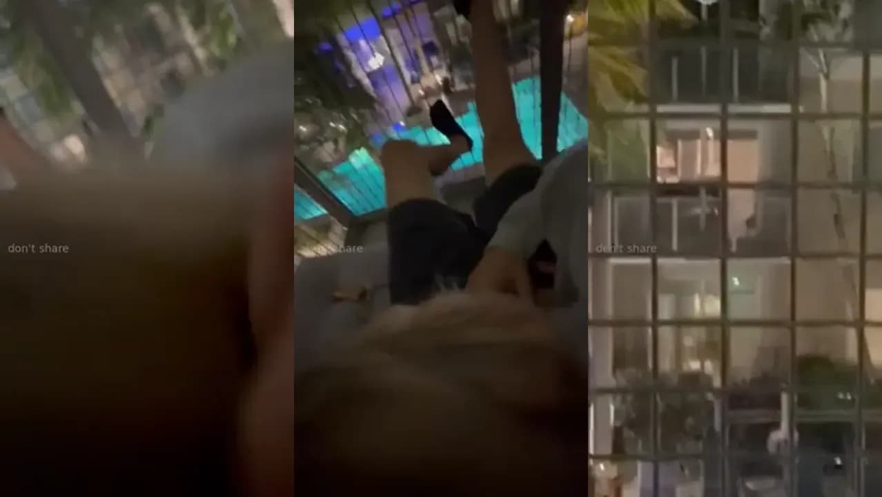 Leah Sylvander Secretly Gives Head