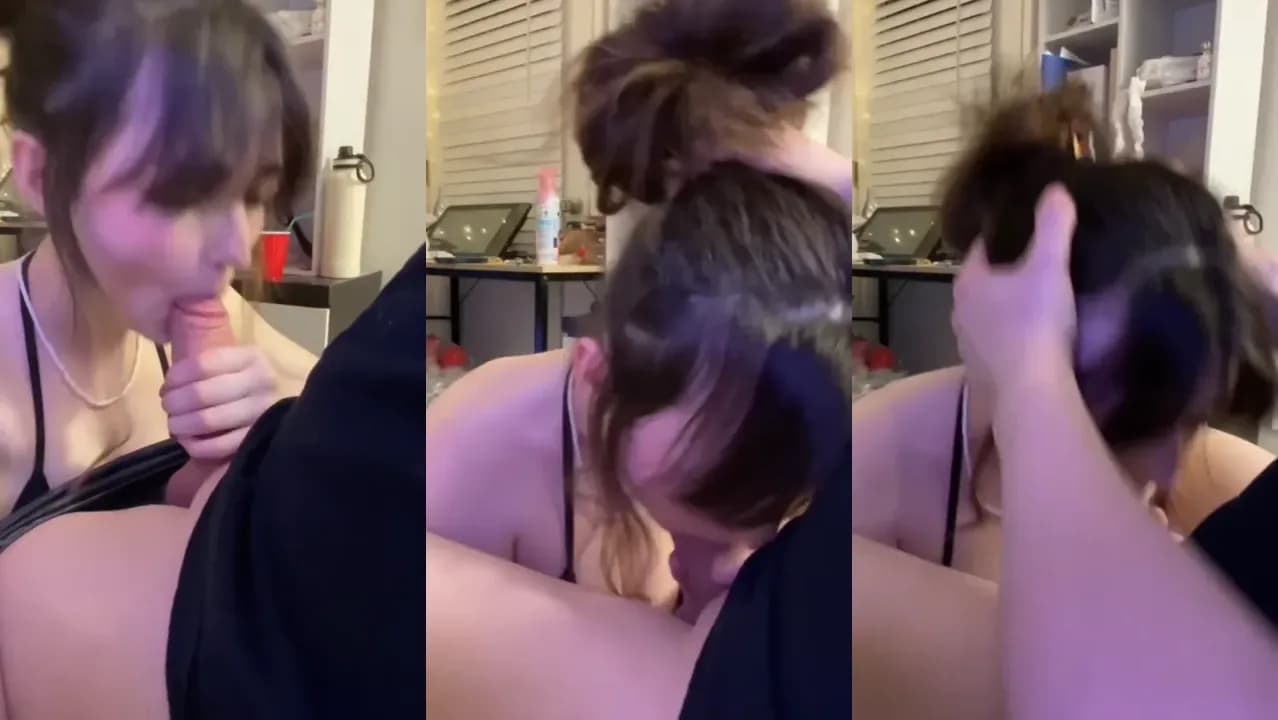 Llampinq Giving a Head Then Swallows Cum