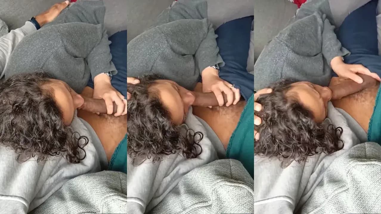 Beurette Vidéos - Salope Marocaine Suce son Copain le Matin devant la Tele