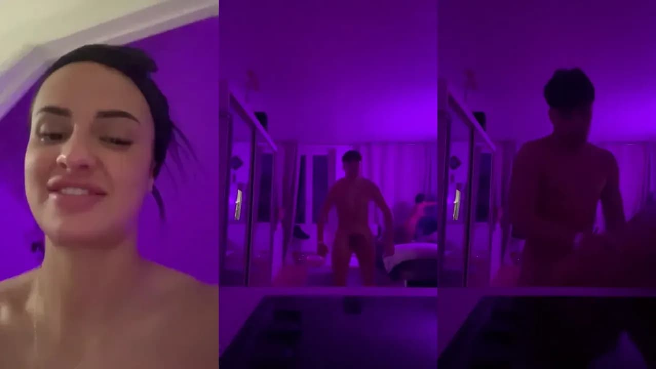 Julie Bacha Fucked while Cleaning the House   Porn Video