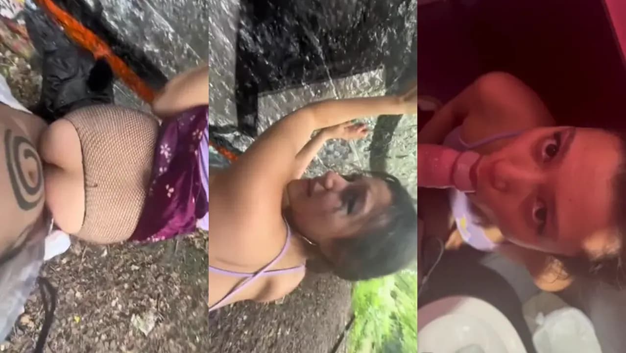 Krisplusfort Takes A Cock Outdoors