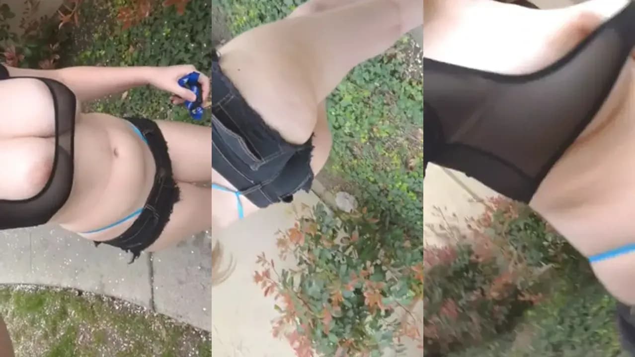 Thatonechick73 Walks With Her Boobs Out