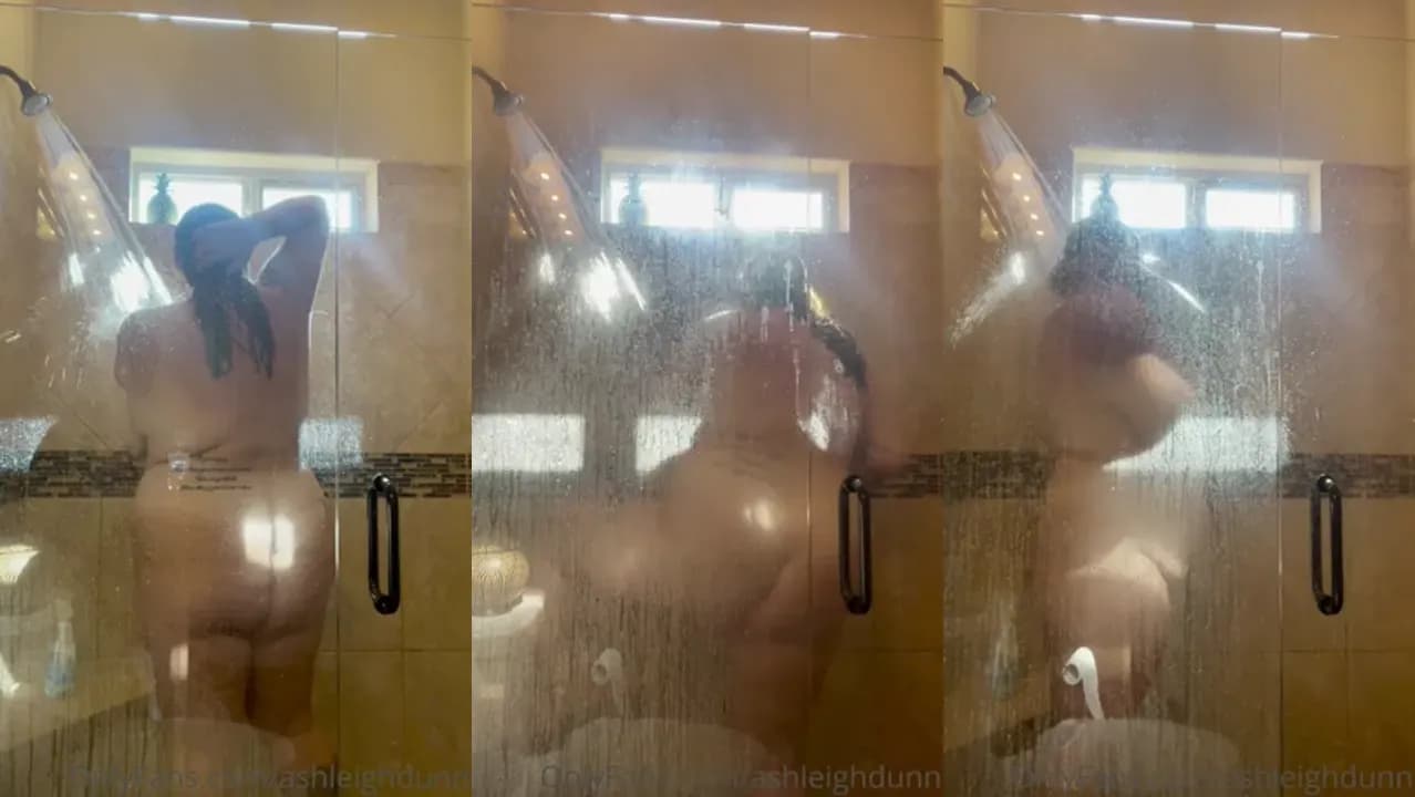 Ashleighdunn Showers Naked
