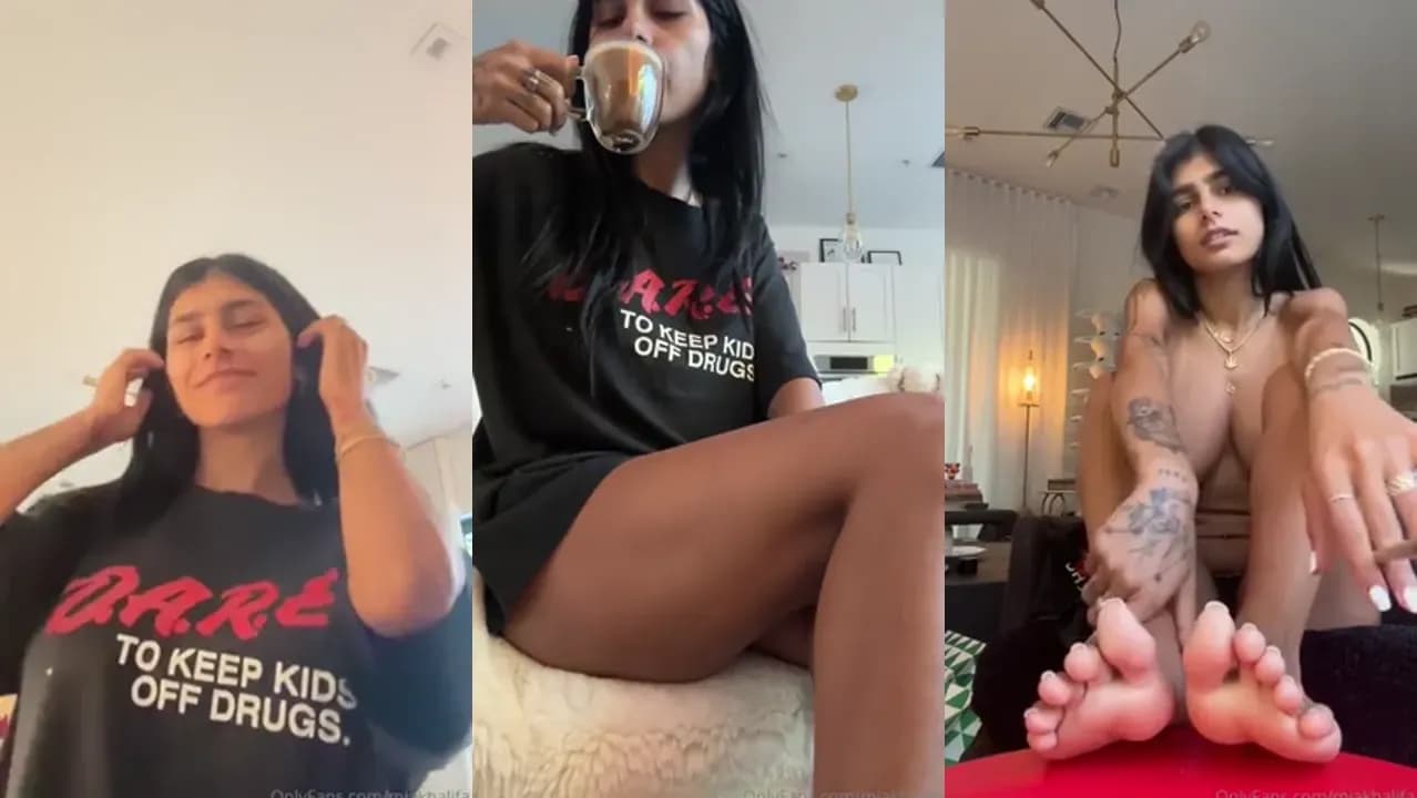 Mia Khalifa Does Her Morning Coffee Nude