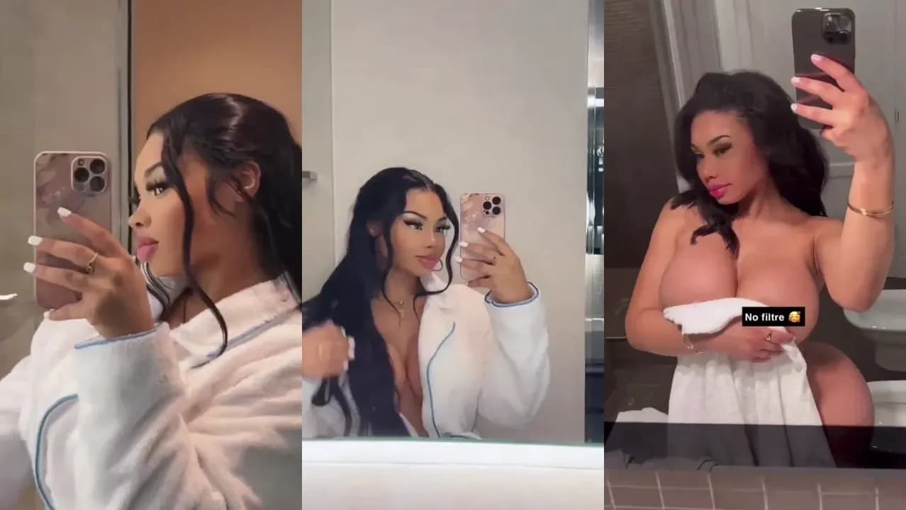Tootatis Nude la Plus Sexy des Françaises Métisses Montre Ce Qu'il Y a Sous Son Peignoir Vidéo Leaks
