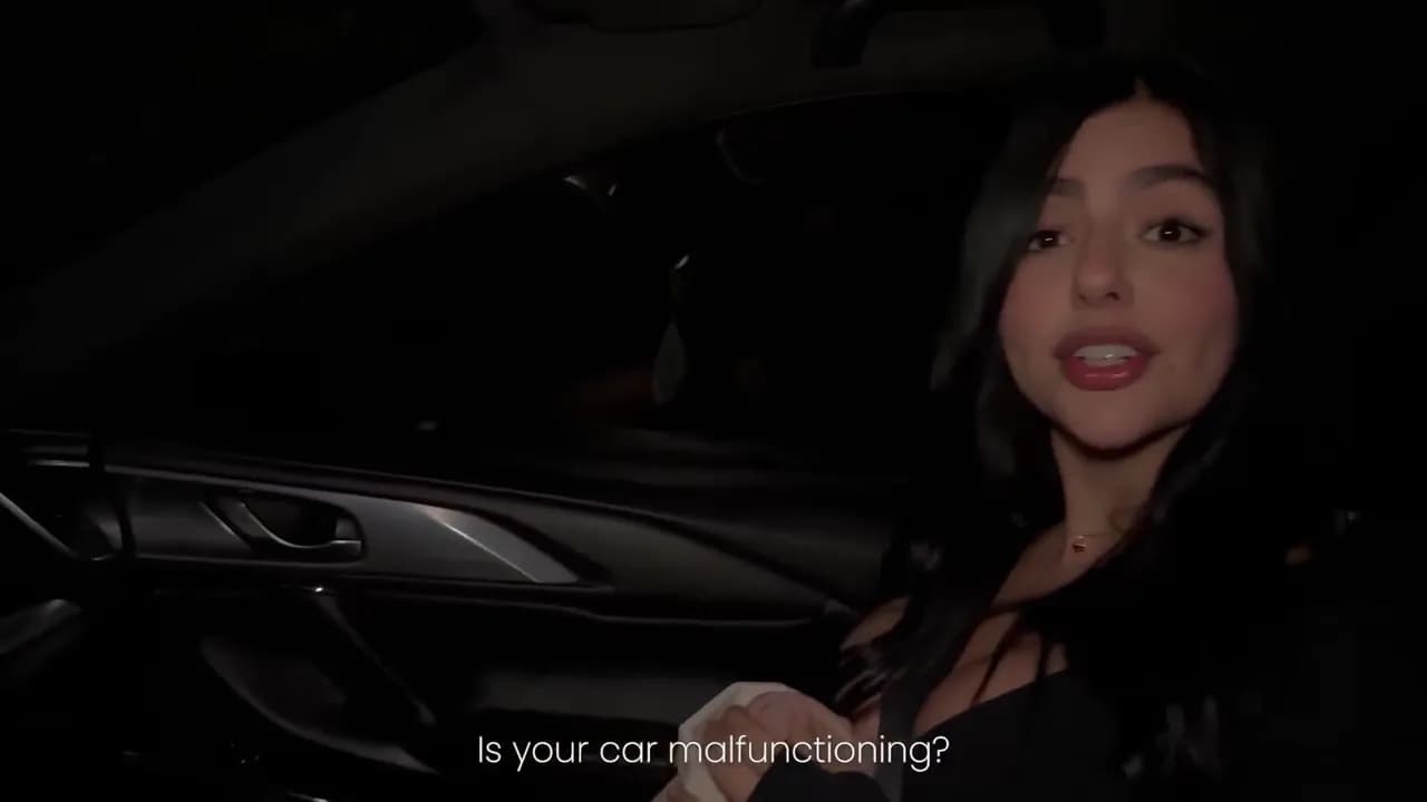 Iris Rodriguez Gets Fucked In The Car At Late Night