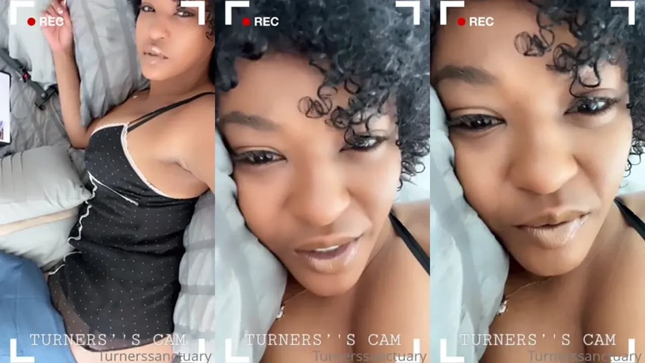 Turnerssanctuary Seduces Fans On The Bed